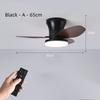 25 Inches/36 Inches Household LED Ceiling Fan Light 6 Levels Adjustable Frequency Conversion Electric Fan Lamp
