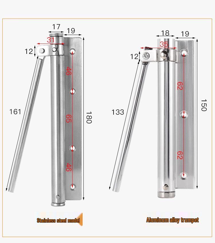 Automatic Door Closer: Anti-Collision Buffer for Wooden, Push-Pull, and Sliding Doors