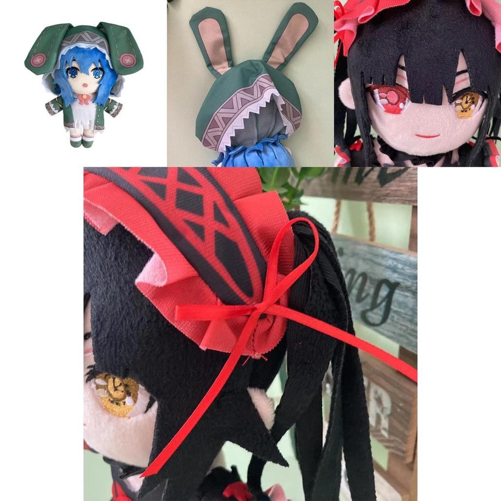 Anime Date A Live Kurumi Tokisaki Plüschtierpuppe Mit Abnehmbarer Kleidung Weich Und Umarmbar Geschenk Für Mädchen