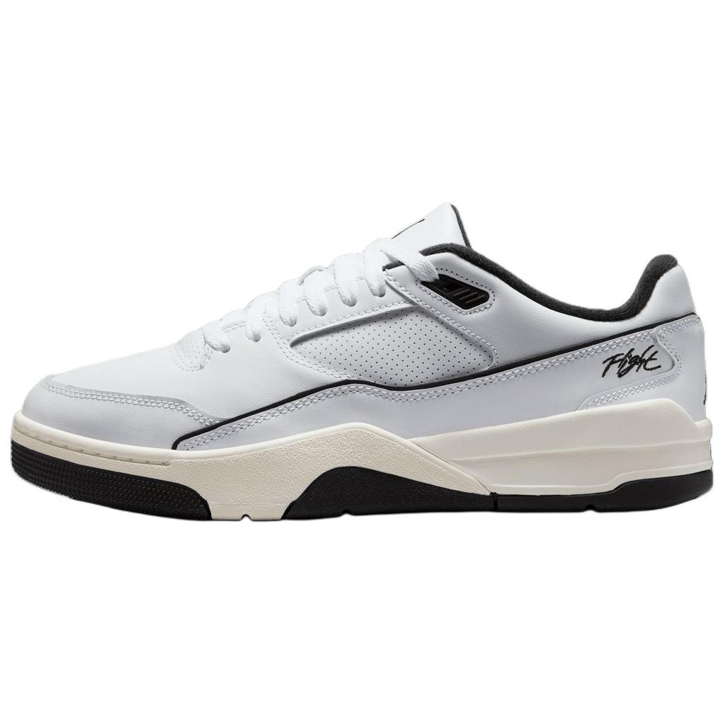 Air Jordan Flight Court White Black Unisex Sneakers Sail HF3255-100
