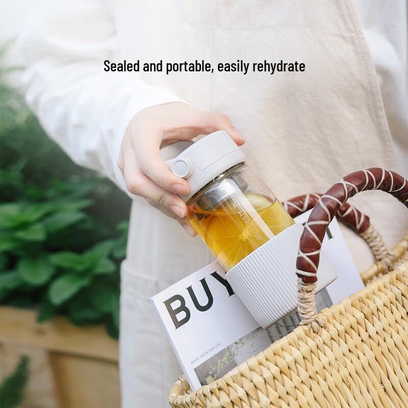 Buydeem Tea Infuser Glass Tumbler