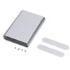 Aluminum Alloy Project Box Matte Silver Sandblasting Oxidation for Circuit Board PCB Wiring