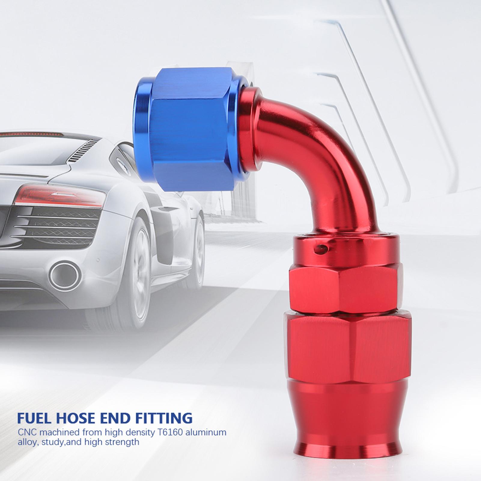 

AN6 90 градусов нажимной фитинг с поворотной фиксацией для шланга топливной магистрали масло/газ