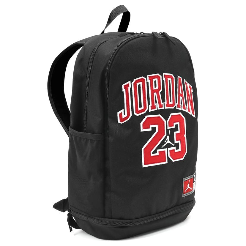 Jordan Zaino in Poliestere Medio Unisex Nero e Rosso JD2323008GS-001