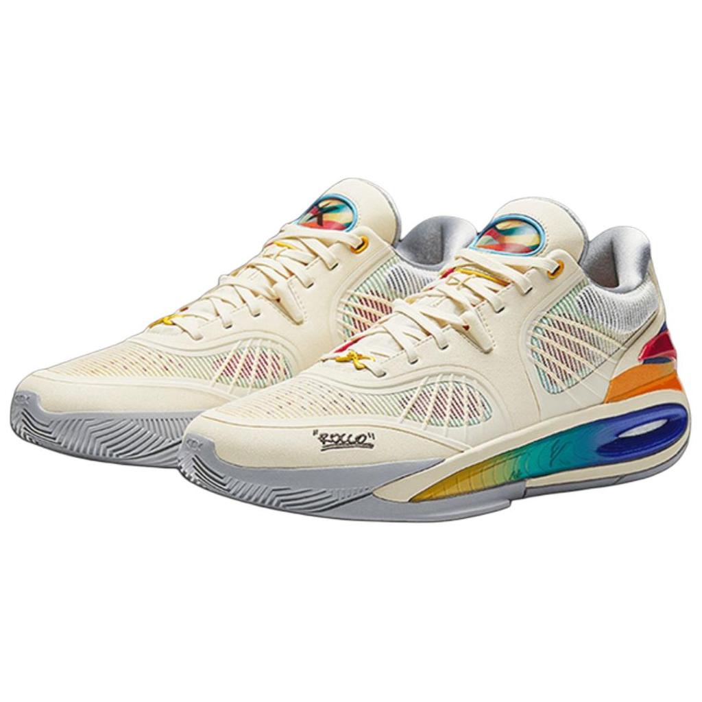 Anta Basketball Shoes Men Black White 112441101-3