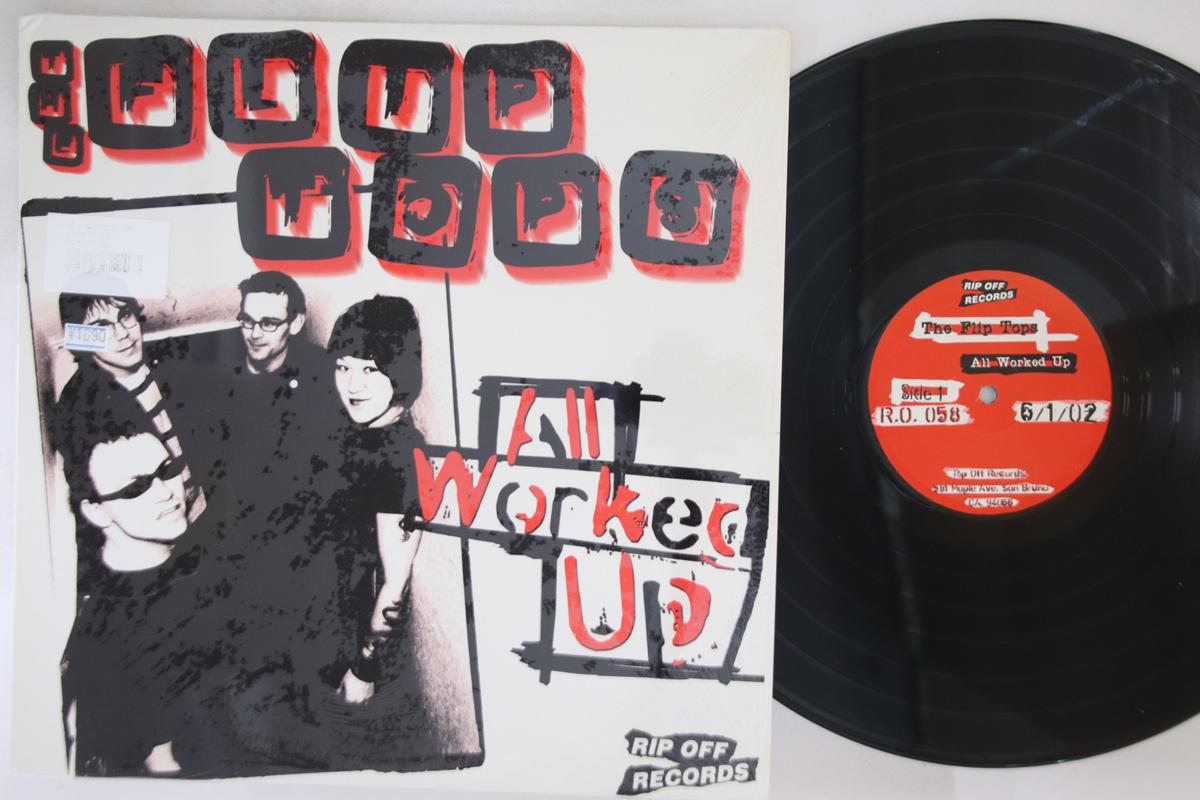 

LP Record FLIP-TOPS - All Worked Up RIPOFF058 RIP OFF 2002 US Rock Used