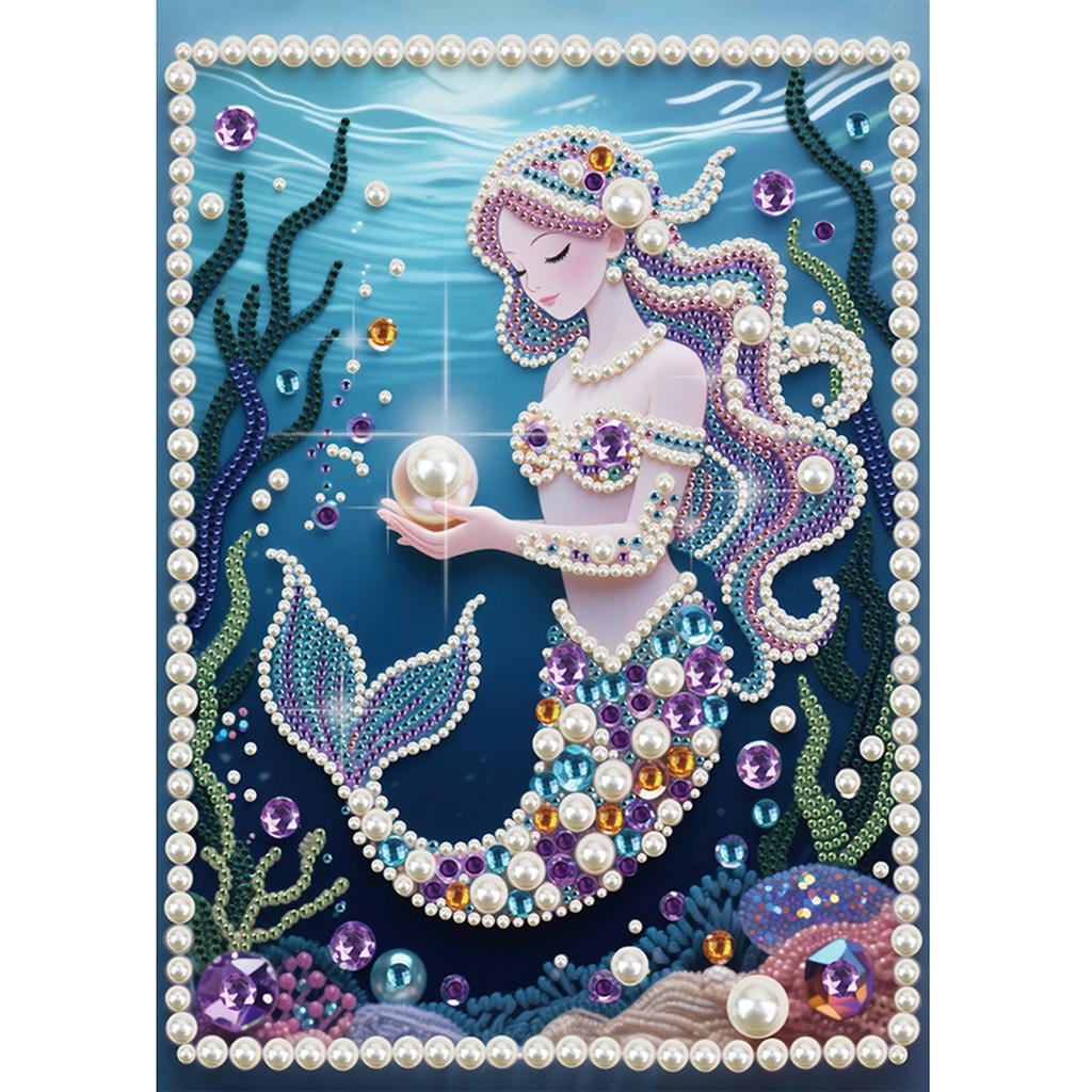 Dream DIY Partial Diamond Pearl Painting Art Kits 30x40cm Pearl Art Painting Special Shape for Adults/Beginners Gift Home Decor
