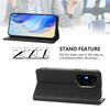 Luxury Anti-thef Wallet Flip Cover Phone Case For Honor 300 Ultra 200 Pro 90 Smart Lite 5G Leather Cases Magnet Solid Color Capa