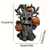 Halloween Pumpkin Tree Monster Figurine,Vintage Resin Statue for Home,Office Decor, Perfect for Holiday Display for Christmas,halloween decorations