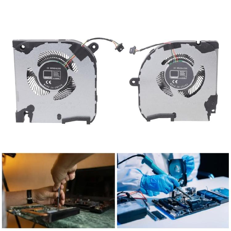 Laptops CPU GPU Cooling Fan DC5V 0.5A 4Pin Computer Radiators for G7 7500
