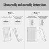 A4 A5 A6 Menu Display Stand Plastic Vertical Table Card Type Name Card  Picture Photo Ad