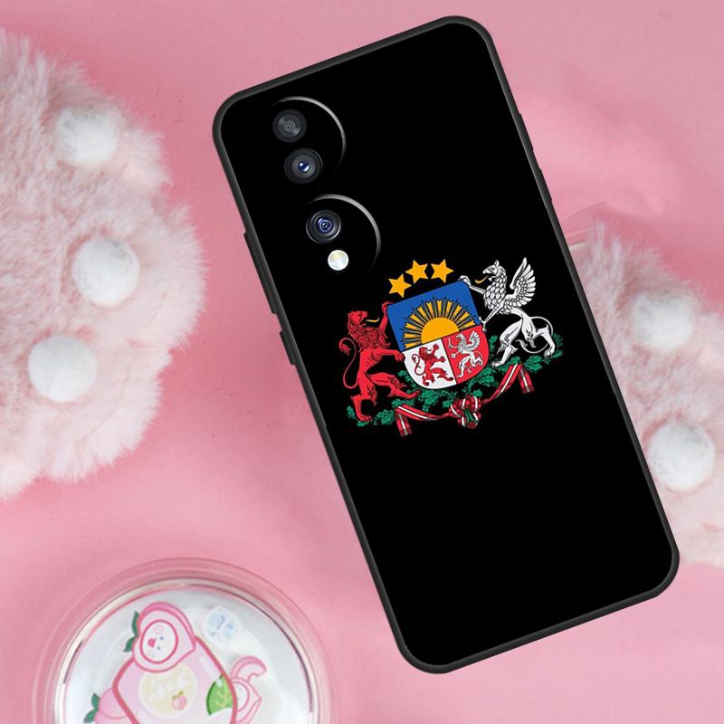 Latvia Flag Case For Honor Magic 7 5 6 Lite Pro Honor 200 Pro 50 70 90 X9b X9a X8b X8a X8 X9 X9c Cover