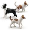 Small Breed Dog Pvc Animal Model Jack Russell Terrier Pet Figurine For Collectors