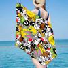 Cartoon rabbit Yellow Bird Beach Towel, Super Soft Microfiber, Gift for Her/Him, Birthday, for Pool, Beach, Travel, Home Decor Fan gifts