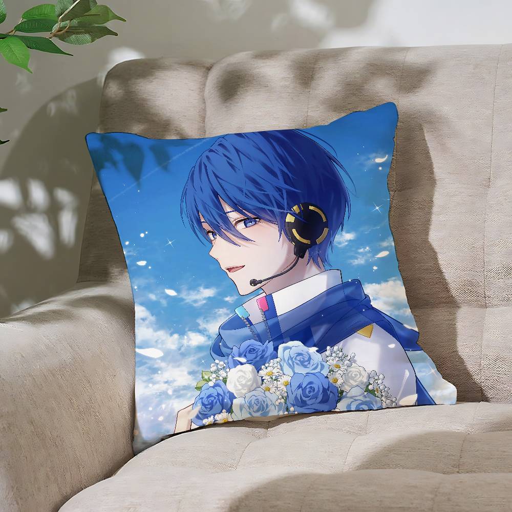 Cartoon K-KAITO Pillow Case Throw Pillow Cover Nordic Vintage Style Cushion Covers Home Living Room Sofa Couch Seat
