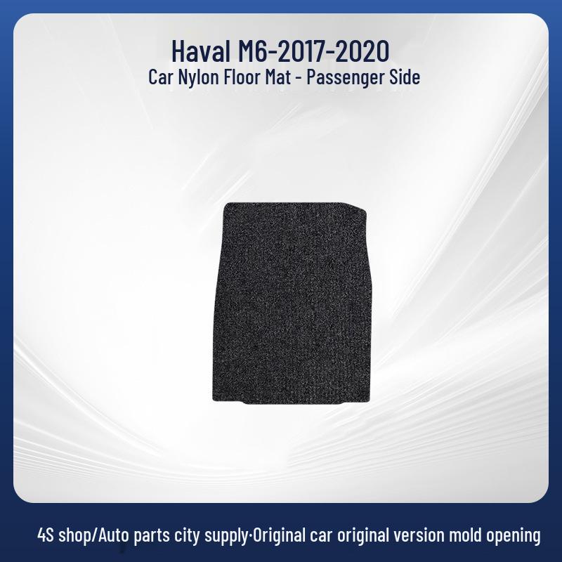 Black Nylon Car Floor Mats for Haval M6 (2017-2020) - Safe Material