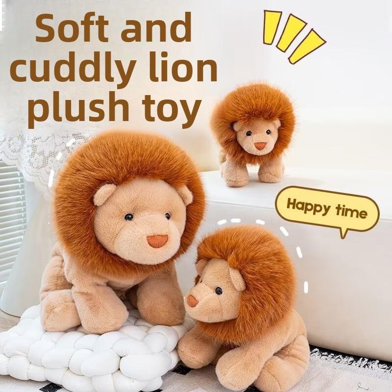 Plush Lion Stuffed Animal Toy For Home Decor And Giftgiving