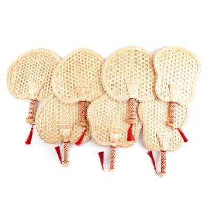 Hand-Woven Woven Straw Hand Fan Old Summer Natural Environmentally Friendly