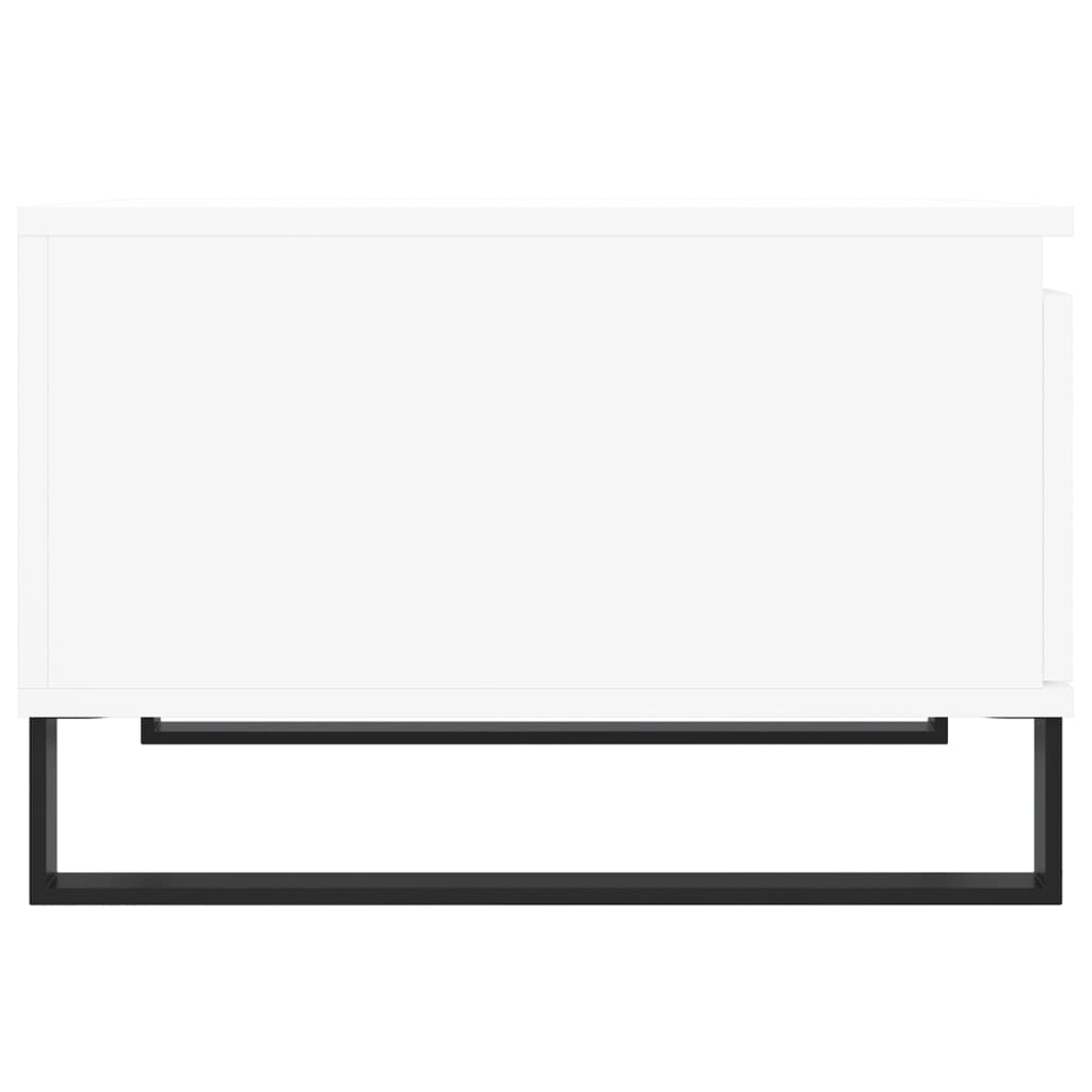 White Coffee Table 55x55x36.5 cm Particleboard