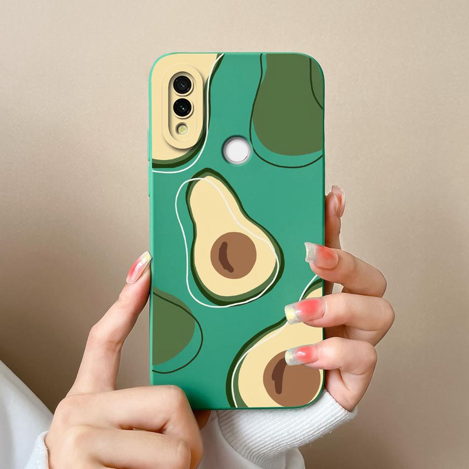 Case Cover For Redmi 7 Cartoon Soft Smooth Liquid Silicone Full Protection Anti Choc Phone Cover For Xiaomi Redmi7 Bumper Fundas