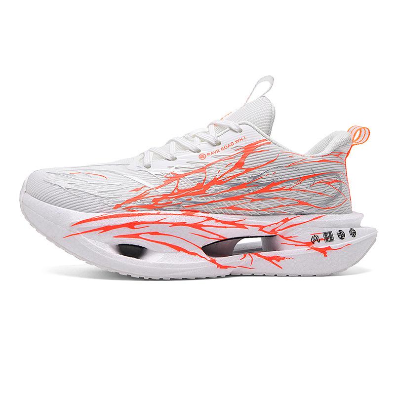 Autumn and Winter New Double Mesh Thickened Parent-child Fluorescent Fashion Casual Sports Shoes, Real Explosion Soft-soled Carbon Board Lightweight