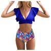 Women High Waist Bikini Push Up Bikinis Print Swimsuit Female Beachwear Swimwear