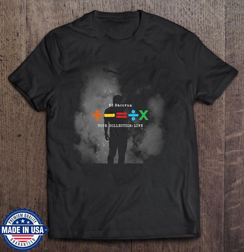 Коллективная футболка Ed Sheeran Mathematics Tour Размер S-5XL Унисекс Футболка L