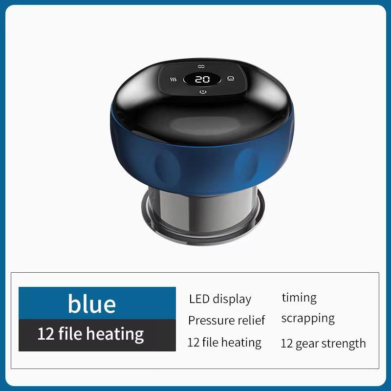 Smart Heating Suction Cupping Massager with Electric Breathing and Scraping Function