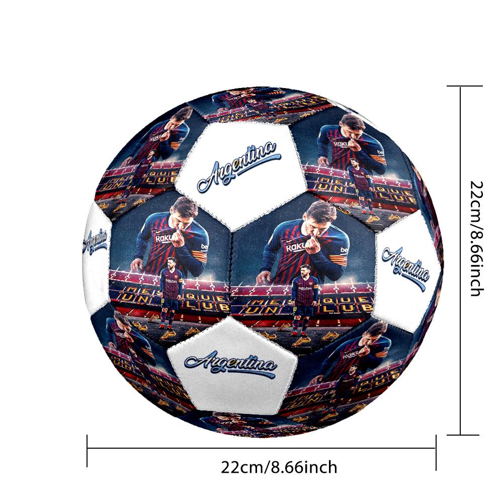 Messi 10 Number Argentina World Cup Champions Size 5 Football Machinestitched Indooroutdoor Training And Matches Surprise Collection Gift