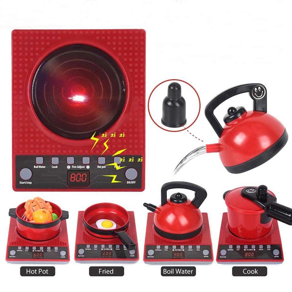 52Pcs Kitchen Play Toy Kids Pretend Playset With Coy Cutlery Early Educational Toys Girls Boys Kids