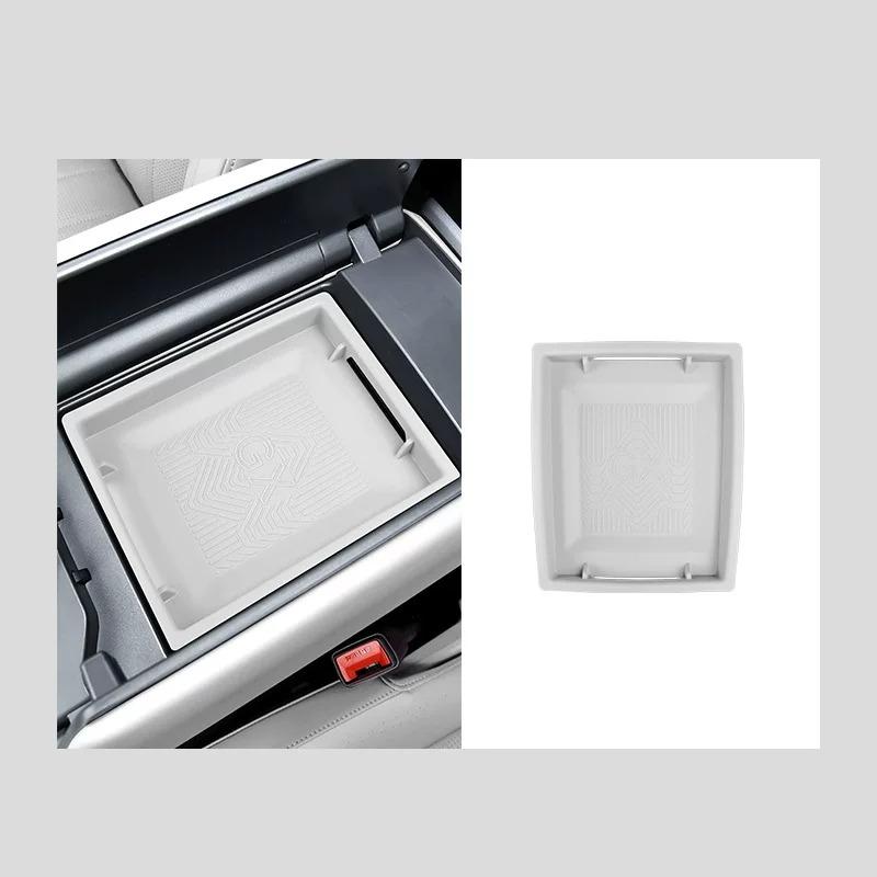 For Xpeng GX Xiaopeng GX 2026 Upper Armrest Silicone Storage Box Organizer Mat Anti Slip Dustproof Interior Accessories