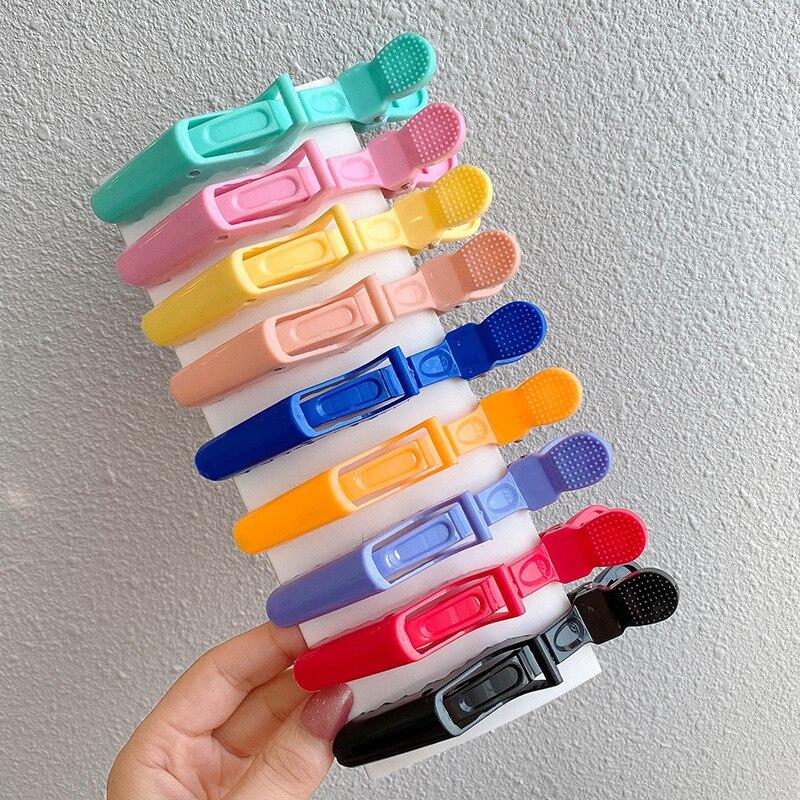 6pcs/set Women Color Hairdressing Clips Variety Styles Alligator Hair Grip Salon Clamp for Salon Styling Hair Accessories