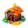 MOC Bricks Toys Model Farm Building blocks Cattle Horse Carriage Transport Vegetable Garden Flower Plant Friut Field Tree Animal