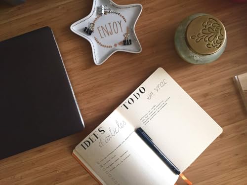 Rhodia Rhodiarama Goal Book Notebook, A5, Dotted Grid, 240 Pages, Italian Leather Cover, Rose Smoke, CF117803