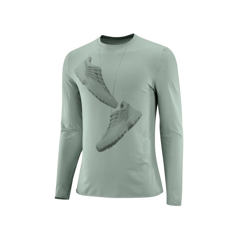 

New SALOMON x MM6 Maison Margiela T Shirt Unisex Green C25515 S