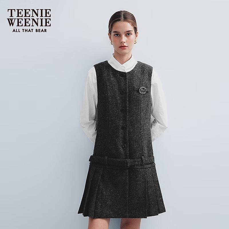 

Teenie Weenie Women s Pleated Sleeveless A-line Dress M