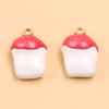 Gold Enamel Stainless Steel Ice Cream Star DIY Jewelry Accessories