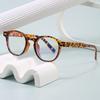 Flat glasses anti-blue Internet celebrity plain artifact high value large frame round face myopia glasses frame can match the degree
