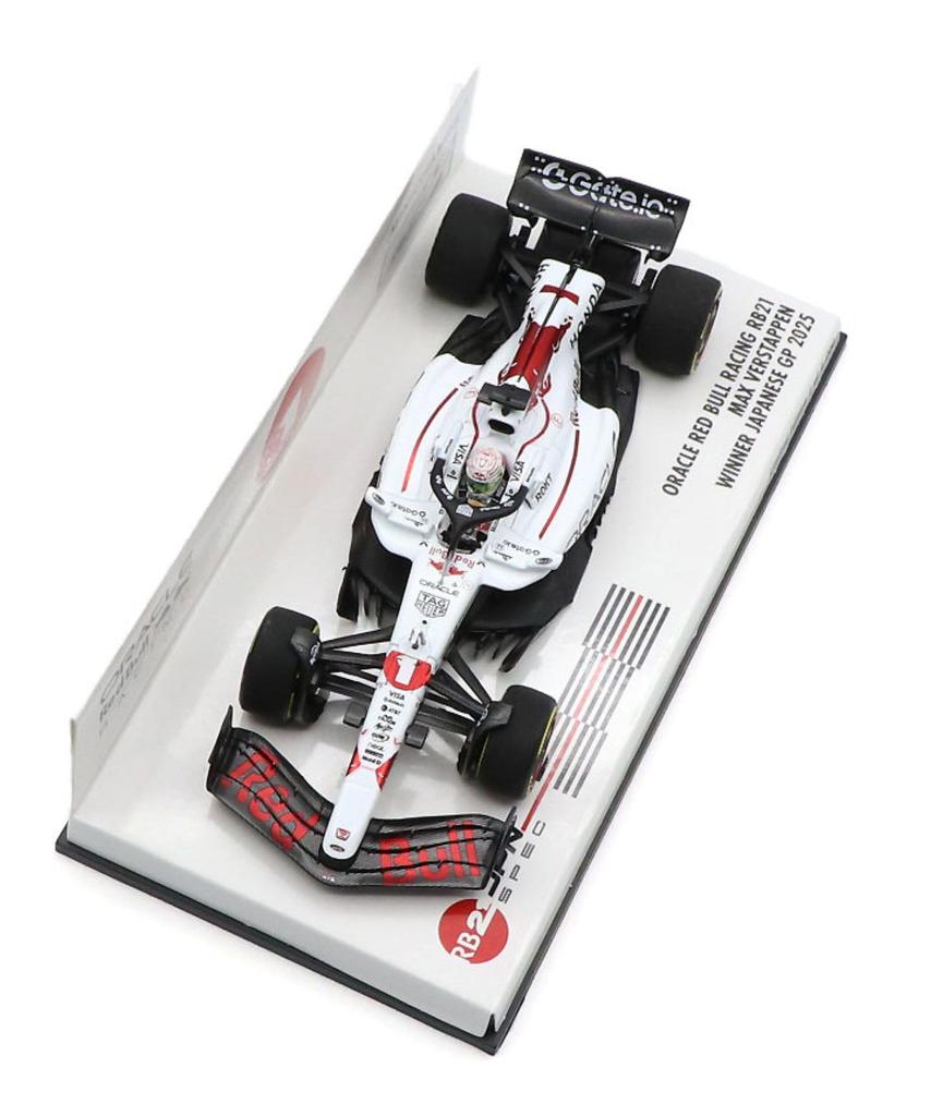 Minichamps x Kyosho Special Edition Scale Oracle Red Bull Racing Honda RB21 Max Verstappen 2025 F1 Japanese Grand Prix Winner Miniature Model Car