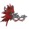 Funny Rhinestone Half-Face Lace Mask Seductive Style Cosplay Masquerade Mask Masquerade Multicolor Feather Mask Rave Celebration