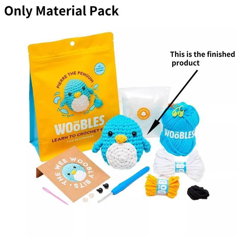 Zestaw do szydełkowania dla początkujących z wciągającymi samouczkami wideo do tworzenia zwierzątek DIY na sezon wiosenny 2023