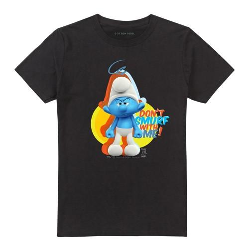 The Smurfs Unisex Adult Don´t Smurf with Me Grouchy Smurf T-Shirt