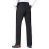 Men's Thickened Velvet Loose Straight Casual Trousers for Autumn & Winter - Ideal for Middle-Aged & Older Adults