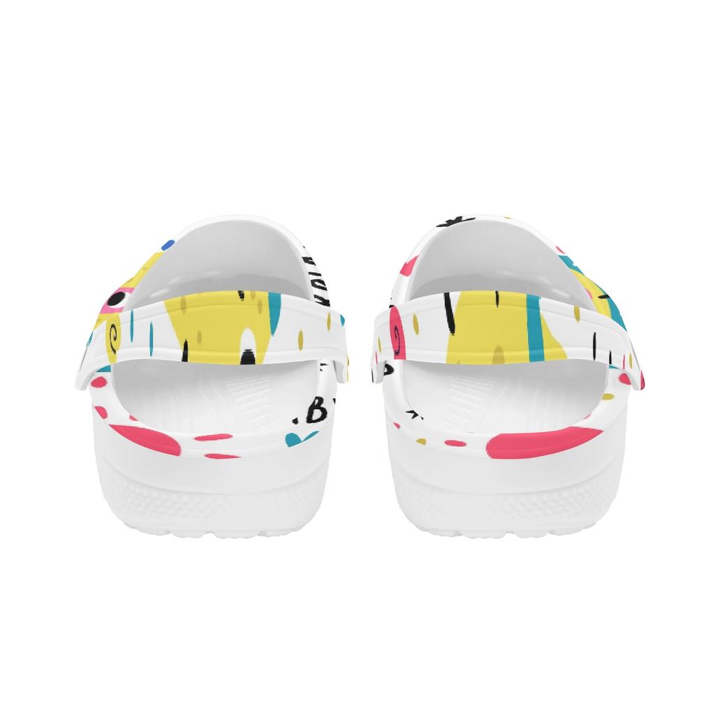 Allover Printed EVA Clogs Sandals for Women Men Lightweight Soft Slip On Casual Slippers Soft Sole Summer Shoes Daily Comfort Wear