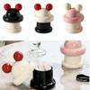 With Lid Toothpick Holder Plastic Makeup Remover Swab Jar Toothpick Storage Box  Living Room