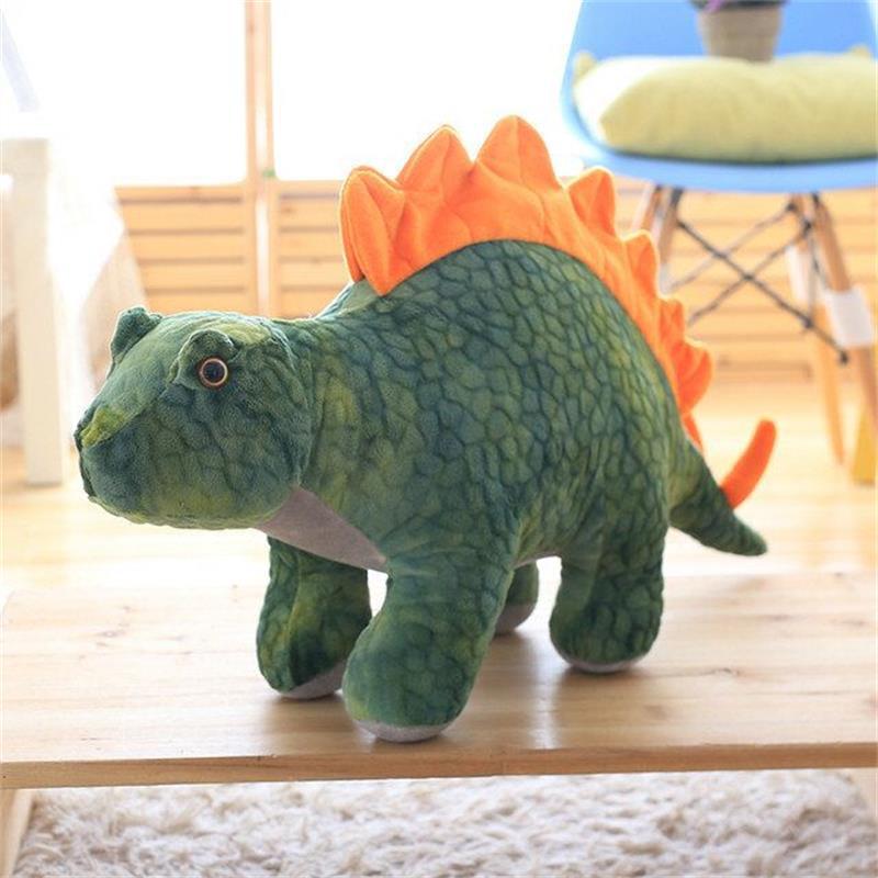 Realistic Dinosaur Plush Toy - Triceratops & T. Rex Cushion for Kids Birthday Gift Triceratops 50cm