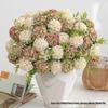 Künstliche Hortensien Seidenblumen für Hochzeitsbogen, Heimdekoration & Wandaccessoires