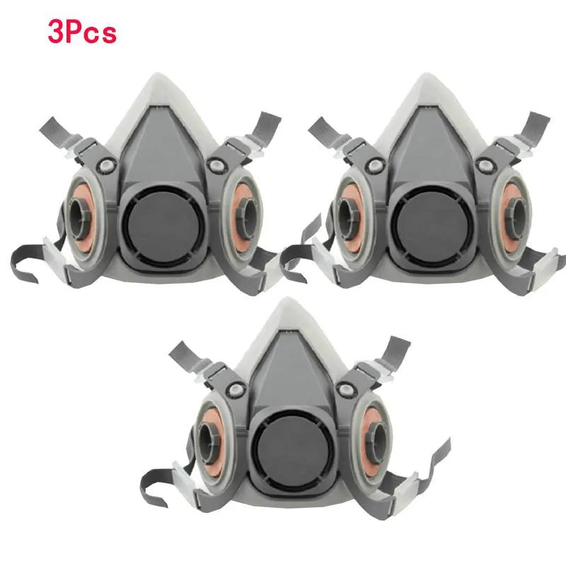Industrial 6200 Respirator Gas Mask Body Spray Paint Decoration Dustproof Mask 6200 Half Mask Fit For 3M 6001/6002/6004 Filters