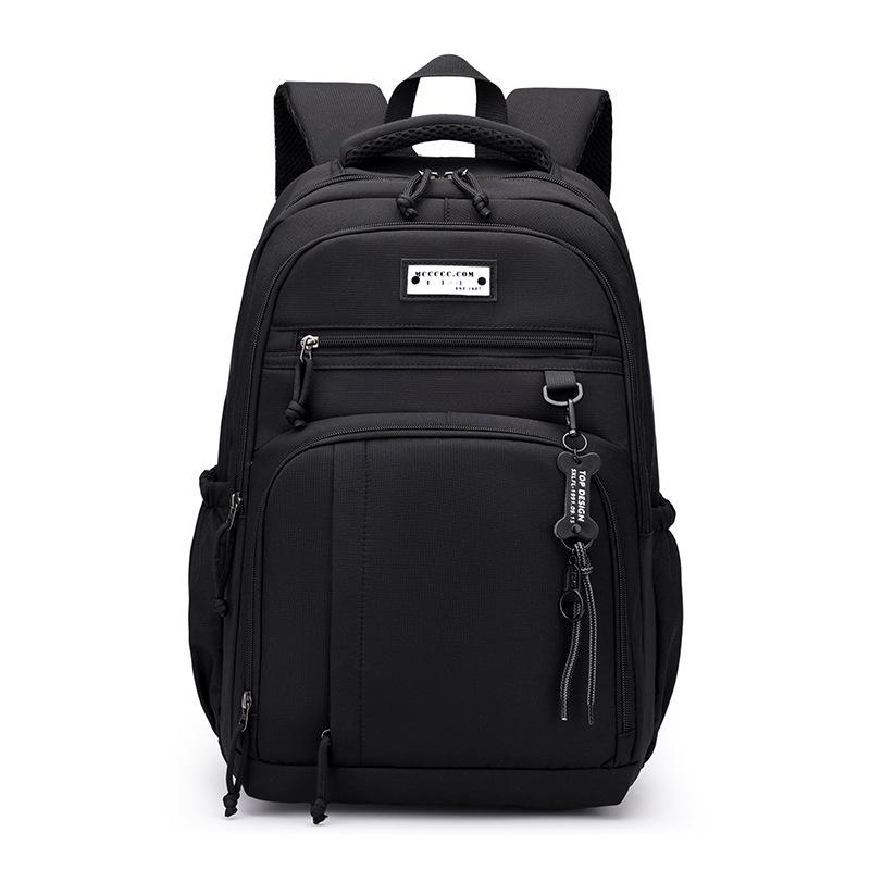 Schoolbag new large-capacity backpack Korean version of tooling style, strong and durable multi-compartment backpack for junior and high school
