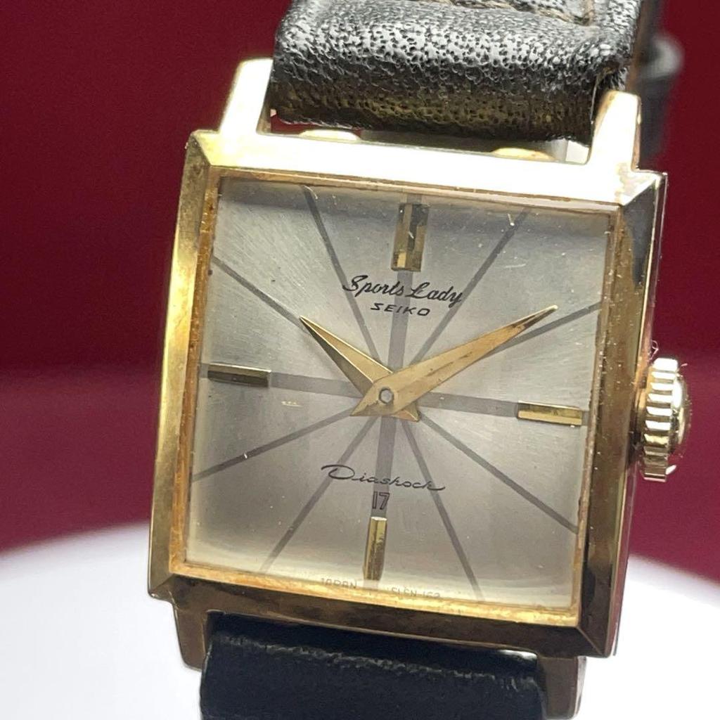 [USED] Overhauled, deadstock, 1963 Seiko Sports Lady manual winding watch
